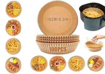 کاغذ سرخ کن و هواپز 100 عددی گرد کد PAPC16
